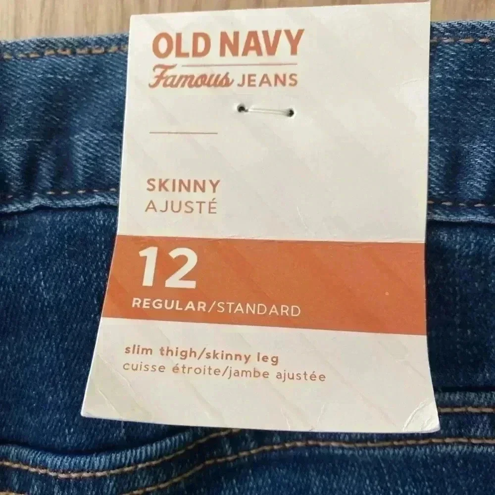 🆕 Old Navy Skinny Slim Thigh Jeans 12🆕